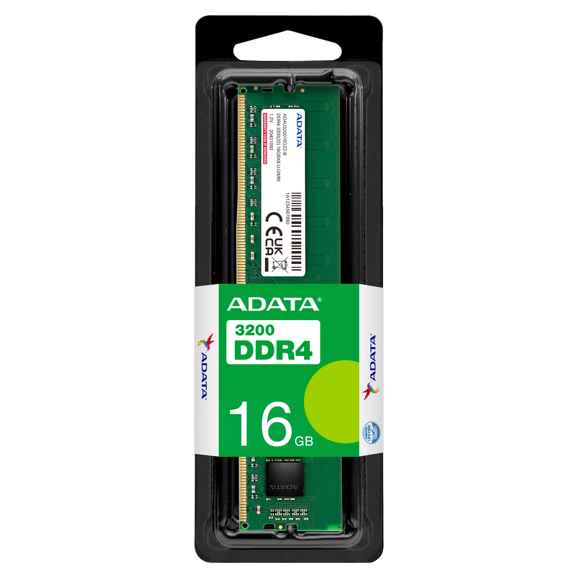 MEMORIA RAM ADATA 16GB DDR4 3200MHZ UDIMM