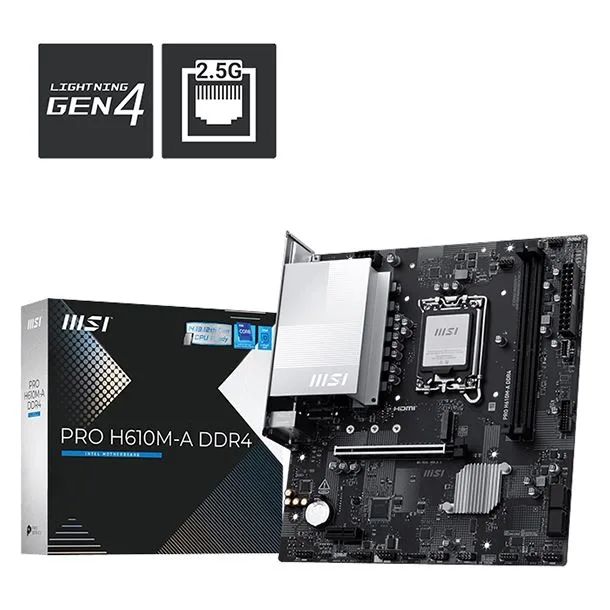 MOTHERBOARD MSI PRO H610M-A DDR4 SOCKET 1700