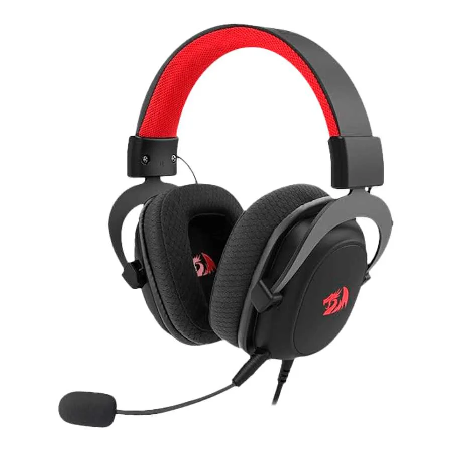 AURICULAR REDRAGON ZEUS LITE H510 SONIDO 3D MICROFONO DESMONTABLE CON CABLE