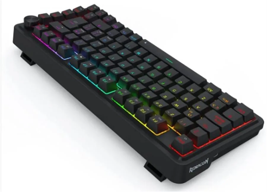 Teclado Redragon Ucal Tkl  K673 Magnetico Custom Rgb 8khz Polling Rate EspaÑol 