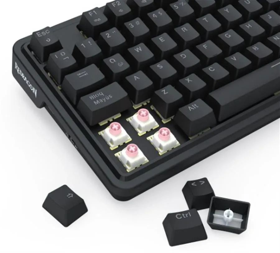 Teclado Redragon Ucal Tkl  K673 Magnetico Custom Rgb 8khz Polling Rate EspaÑol 