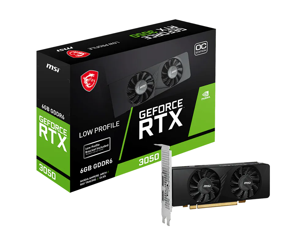 Placa De Video Msi Rtx 3050 Lp 6gb 