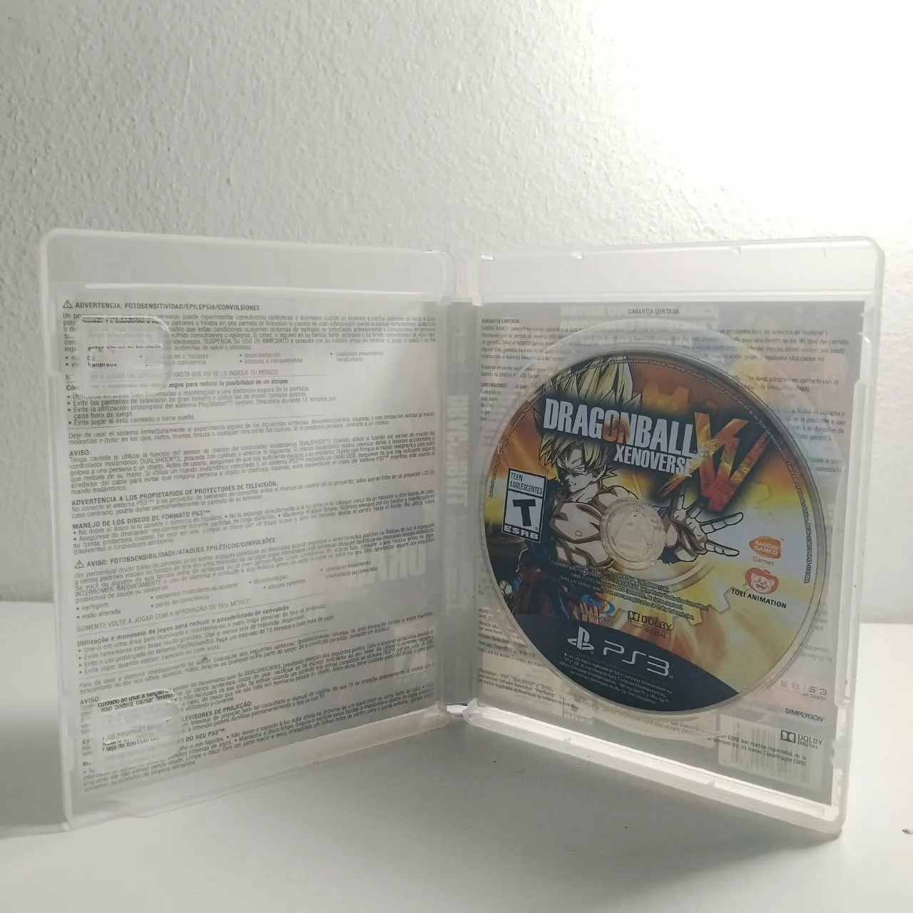DRAGONBALL XENOVERSE XV PS3