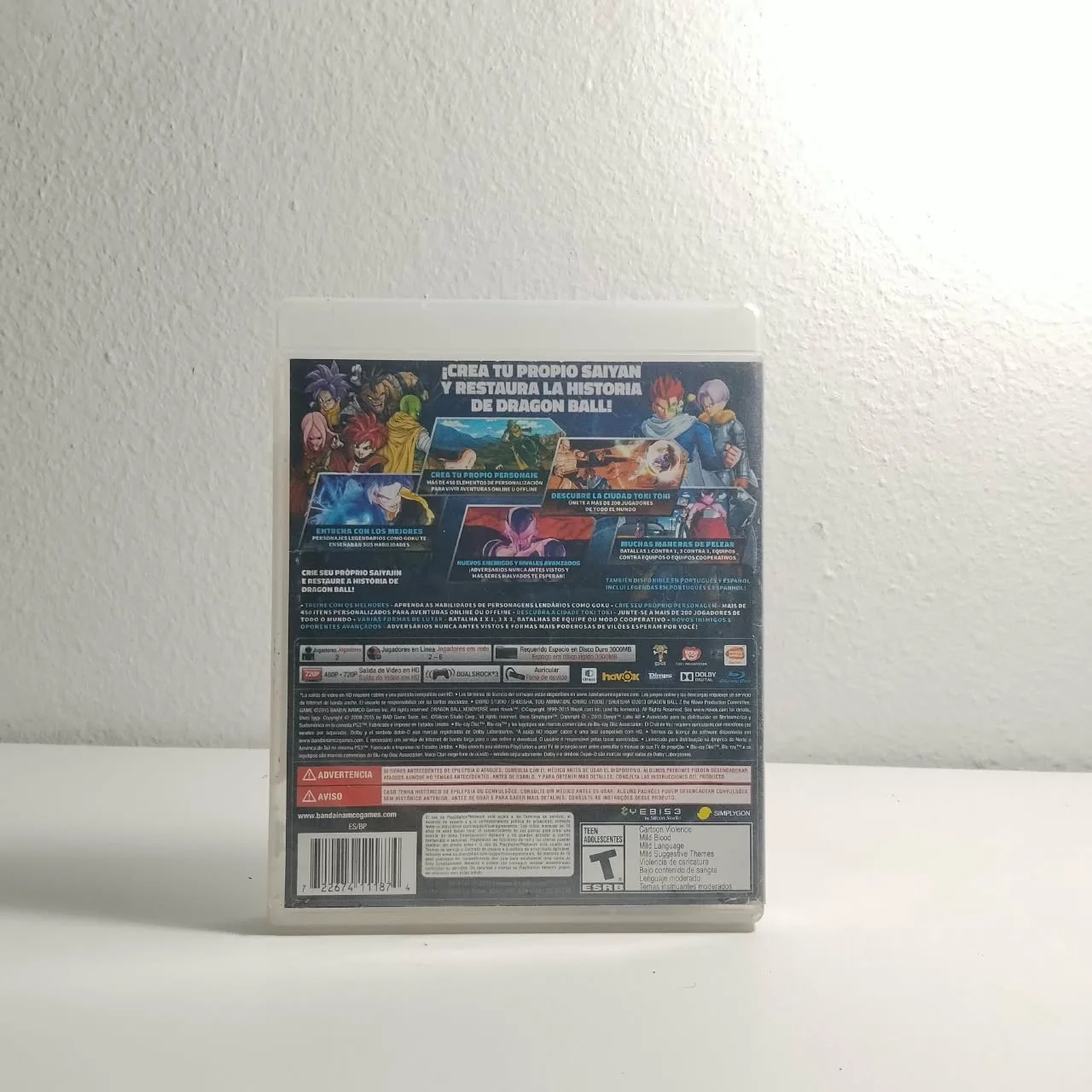 Dragonball Xenoverse Xv Ps3 