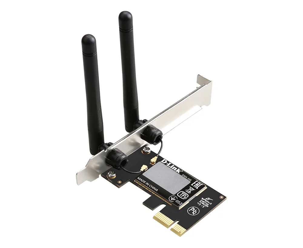 Placa Wifi Pci Express D-link N300 Wifi 4 Con 2 Antenas