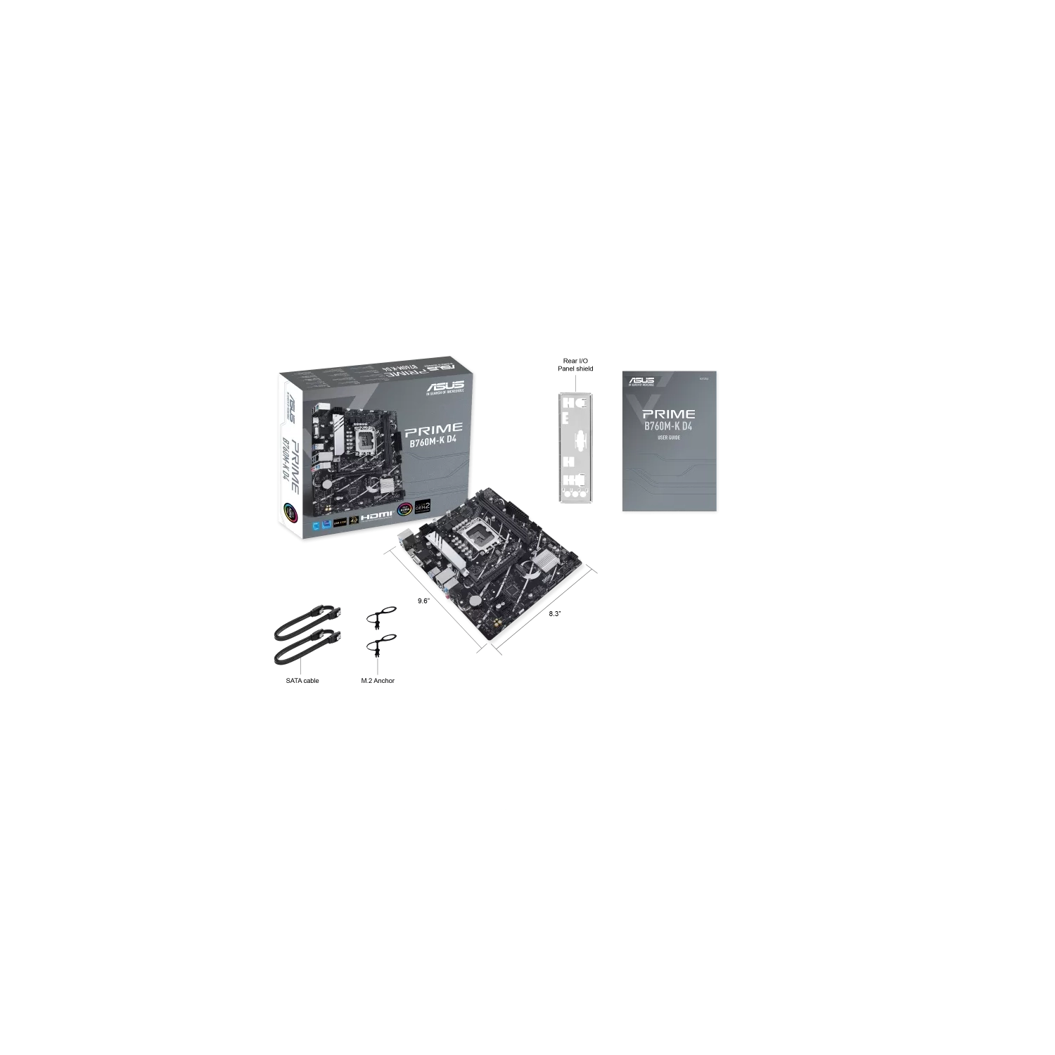 MOTHER ASUS (LGA1700) B760M-K D4
