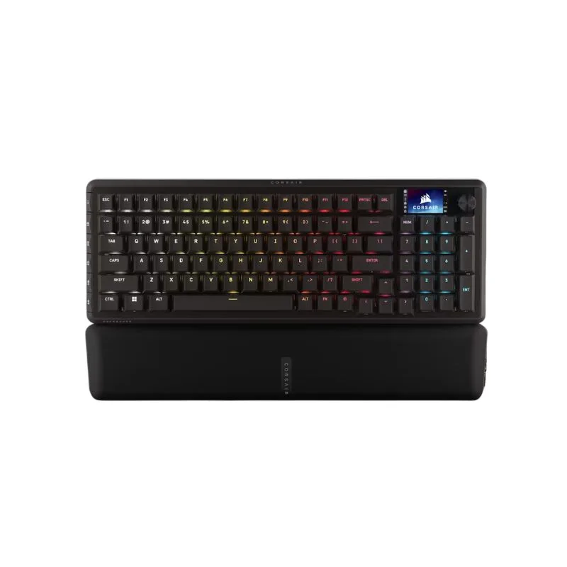 TECLADO GAMER CORSAIR VANGUARD 96 MECÁNICO INALÁMBRICO BACKLIT RGB LED MLX PLASMA NEGRO