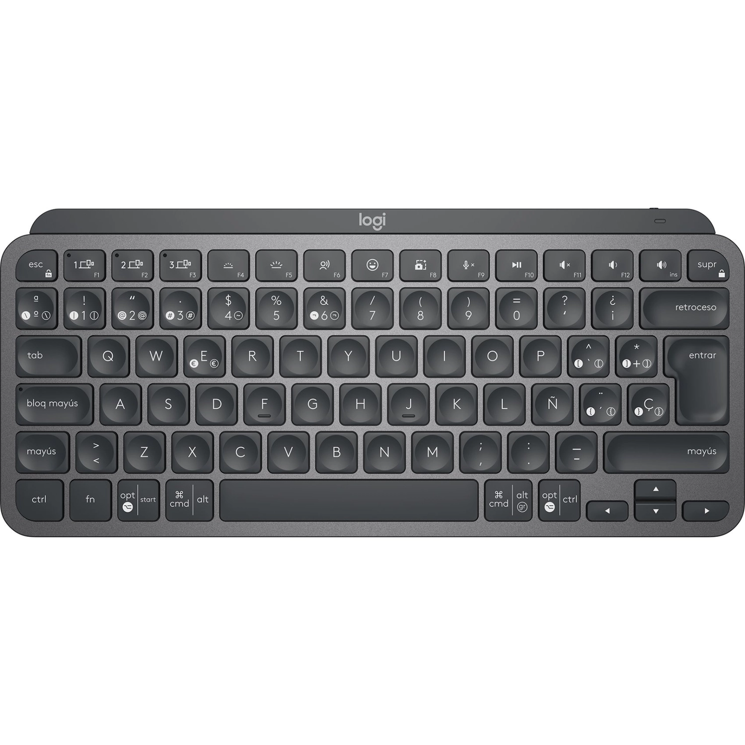 TECLADO INALÁMBRICO LOGITECH MX KEYS MINI NEGRO