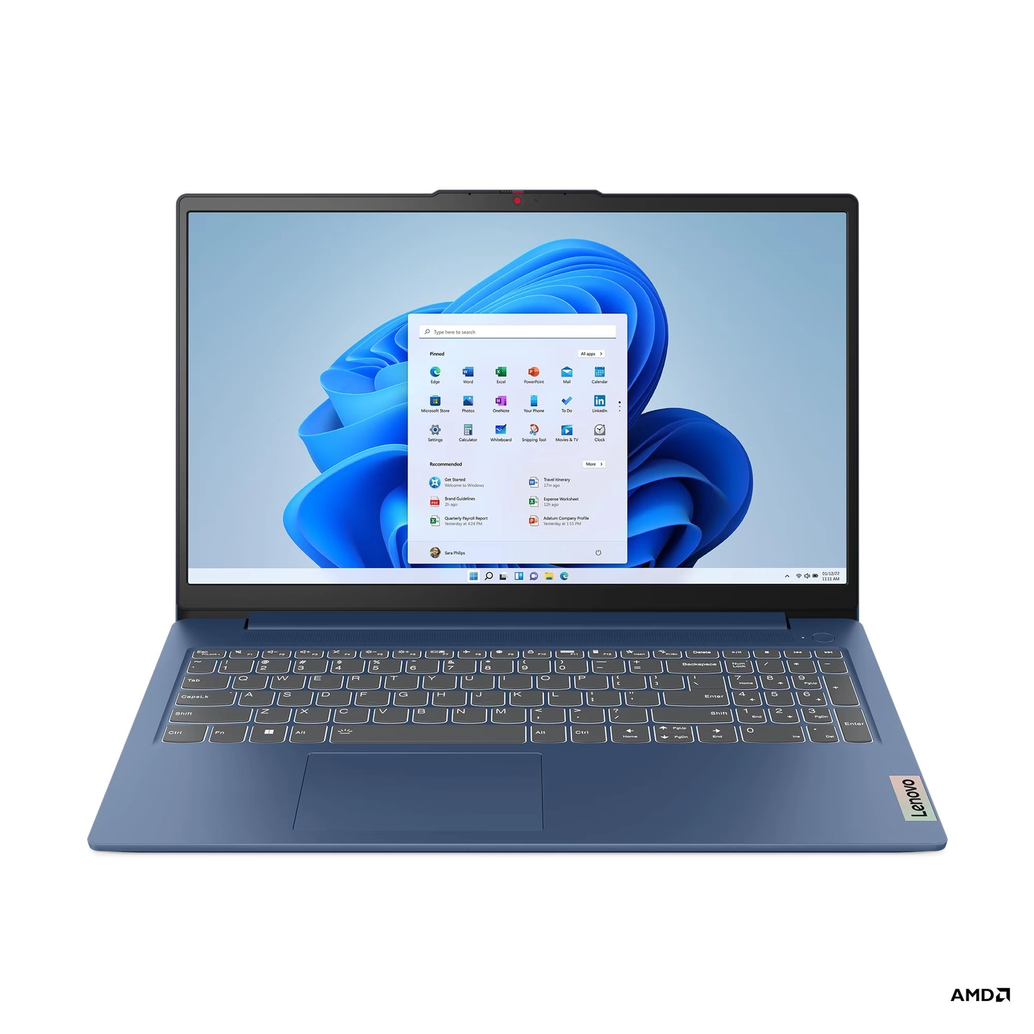 NOTEBOOK IDEAPAD SLIM 3 15.6" R5, 8GB 512 SSD, WIN 11 HOME