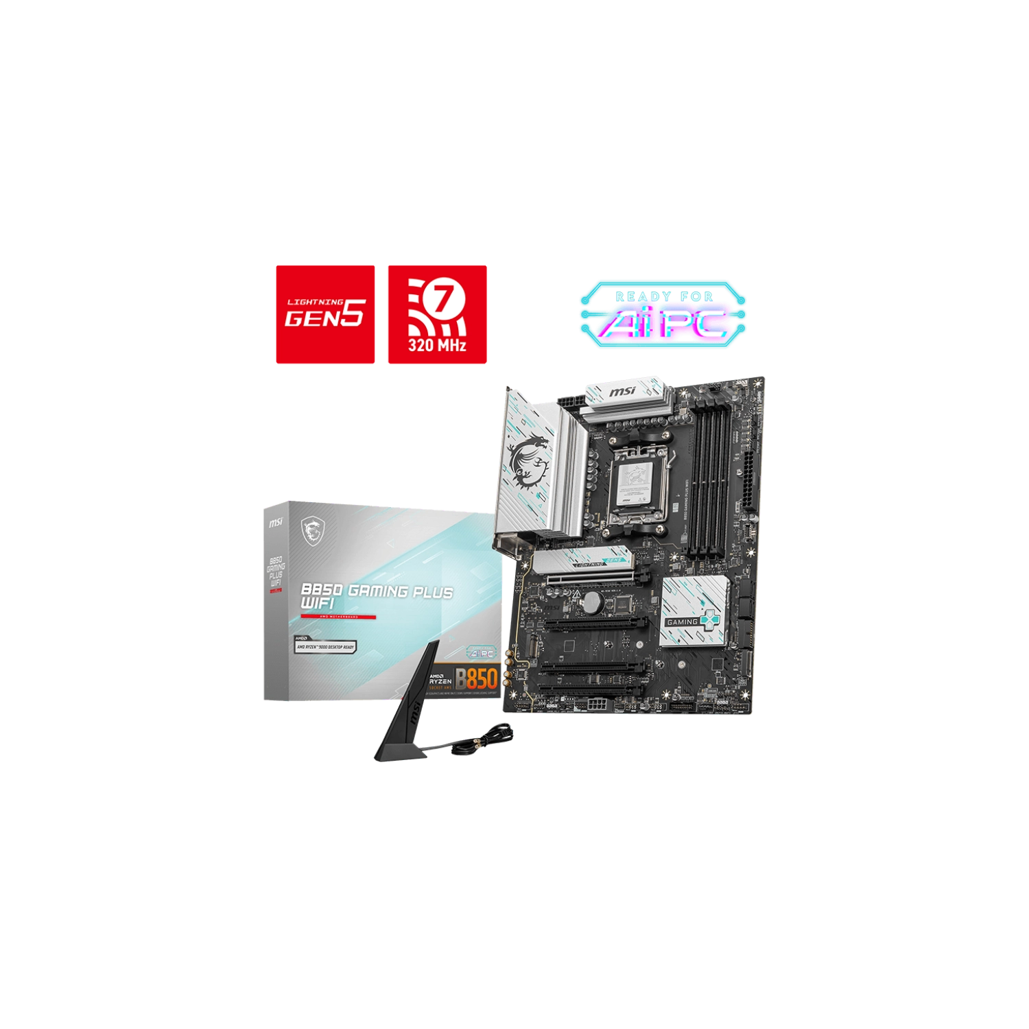 MOTHERBOARD MSI B850 GAMING PLUS WIFI AM5 DDR5
