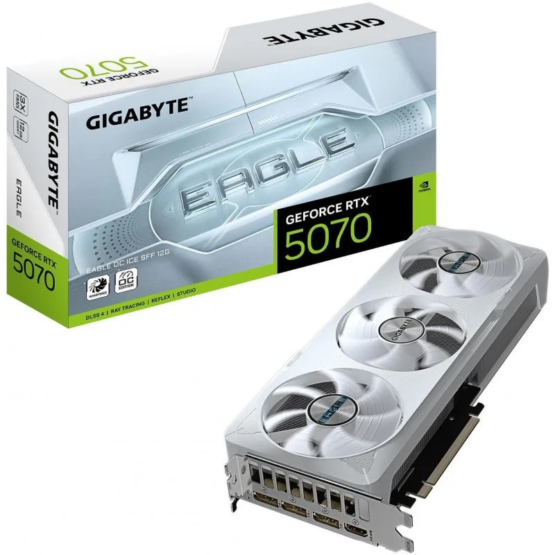 Placa De Video Gigabyte Rtx 5070 Eagle Oc Ice 12gb (white) — foto 9