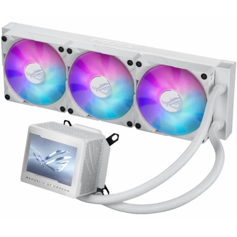 Water Cooler Asus Rog Ryujin Iii 360 Argb Extreme White — foto 2