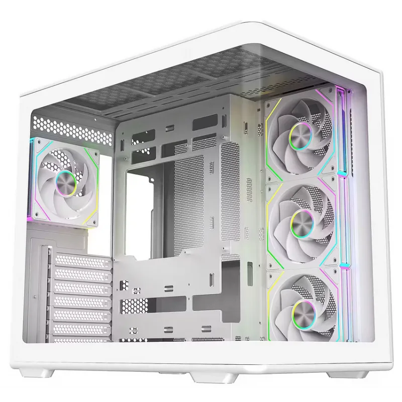 GABINETE COOLER MASTER 600 ELITE WHITE ARGB x 4 COOLERS — foto 3