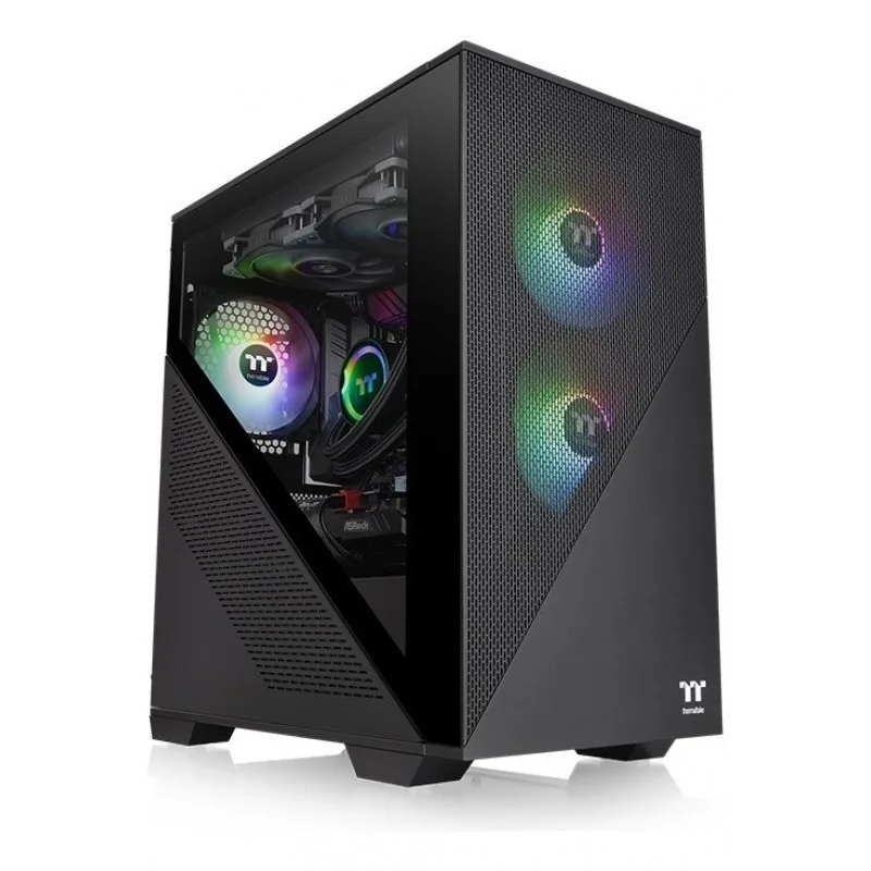 Gabinete Gamer Thermaltake Divider 170 Tg Argb Black Temp Glass — foto 4