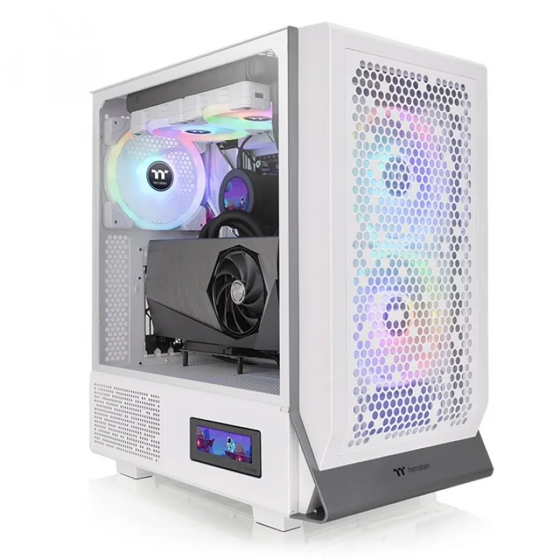 Gabinete Thermaltake Ceres 300 Tg Argb Snow White Tempered Glass — foto 4