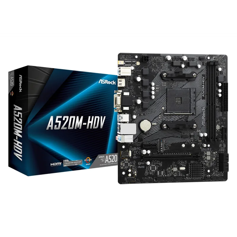 Mother Asrock (am4) A520m-hdv — foto 10