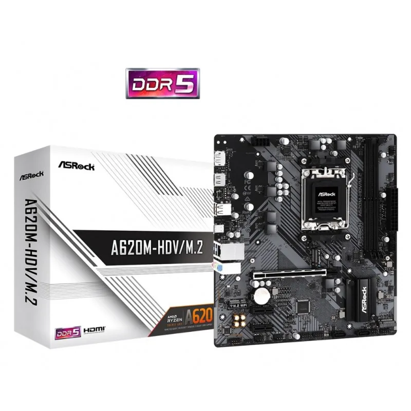 Mother Asrock (am5) A620m-hdv/m.2