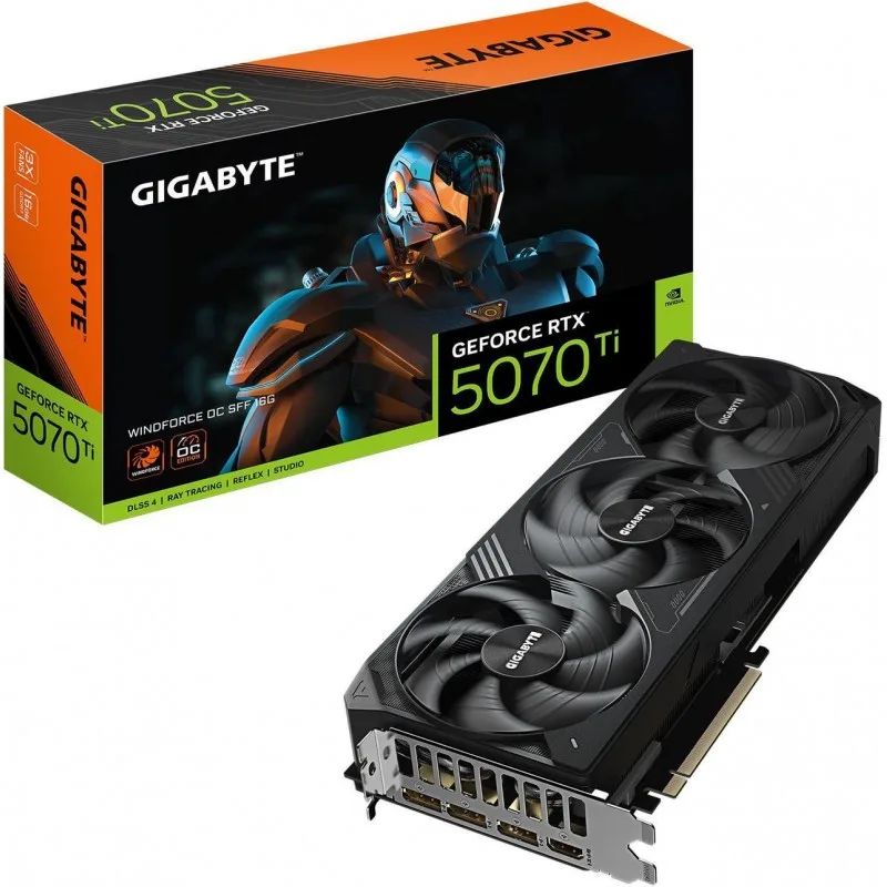 Placa De Video Gigabyte Rtx 5070ti  Oc 16gb