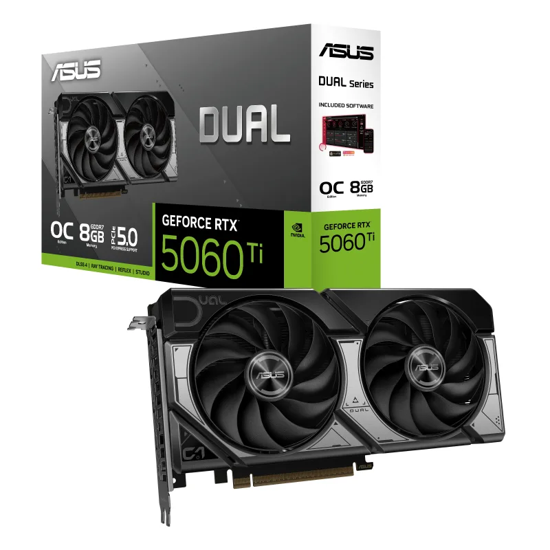 Placa De Video Asus Nvidia Geforce Dual Rtx5060ti
