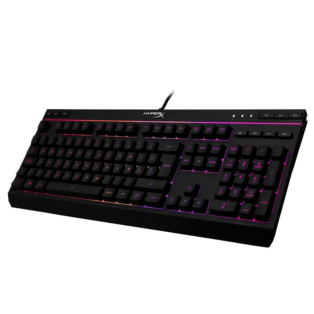 Teclado c/Cable HyperX Alloy Core RGB LA Negro — foto 2