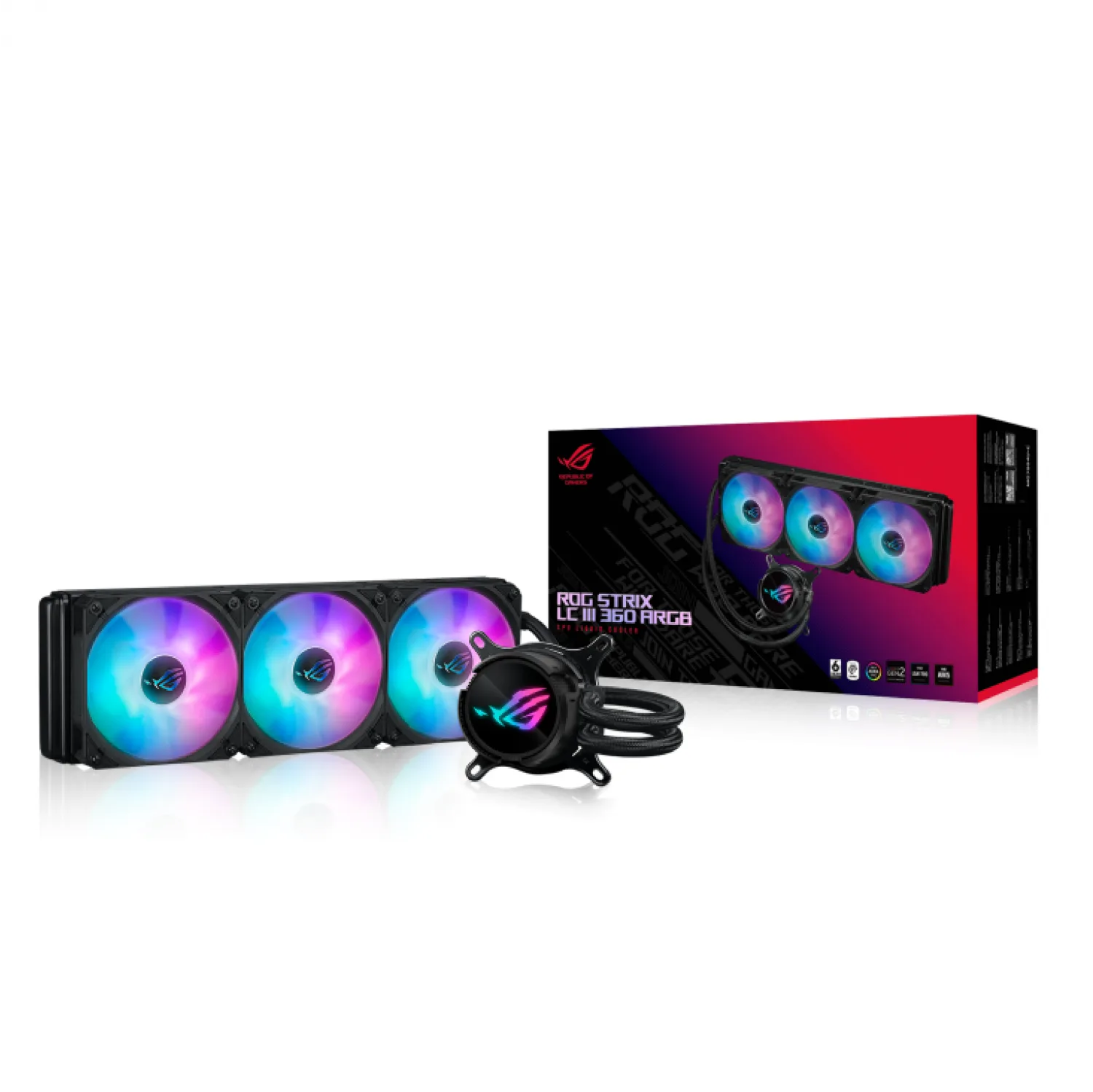 WATER COOLER ASUS ROG STRIX LC III 360 ARGB LCD