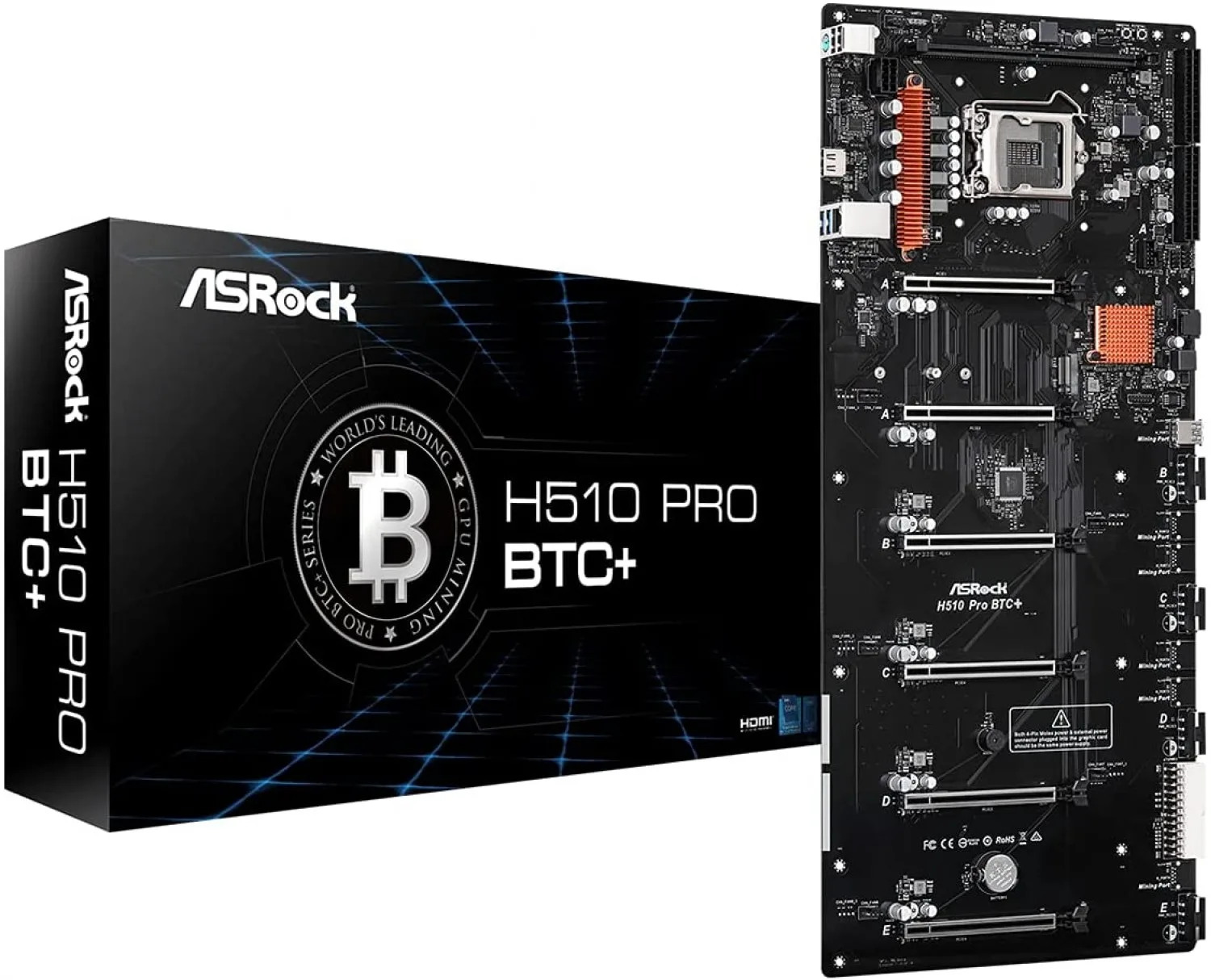 MOTHERBOARD ASROCK H510 PRO BTC+