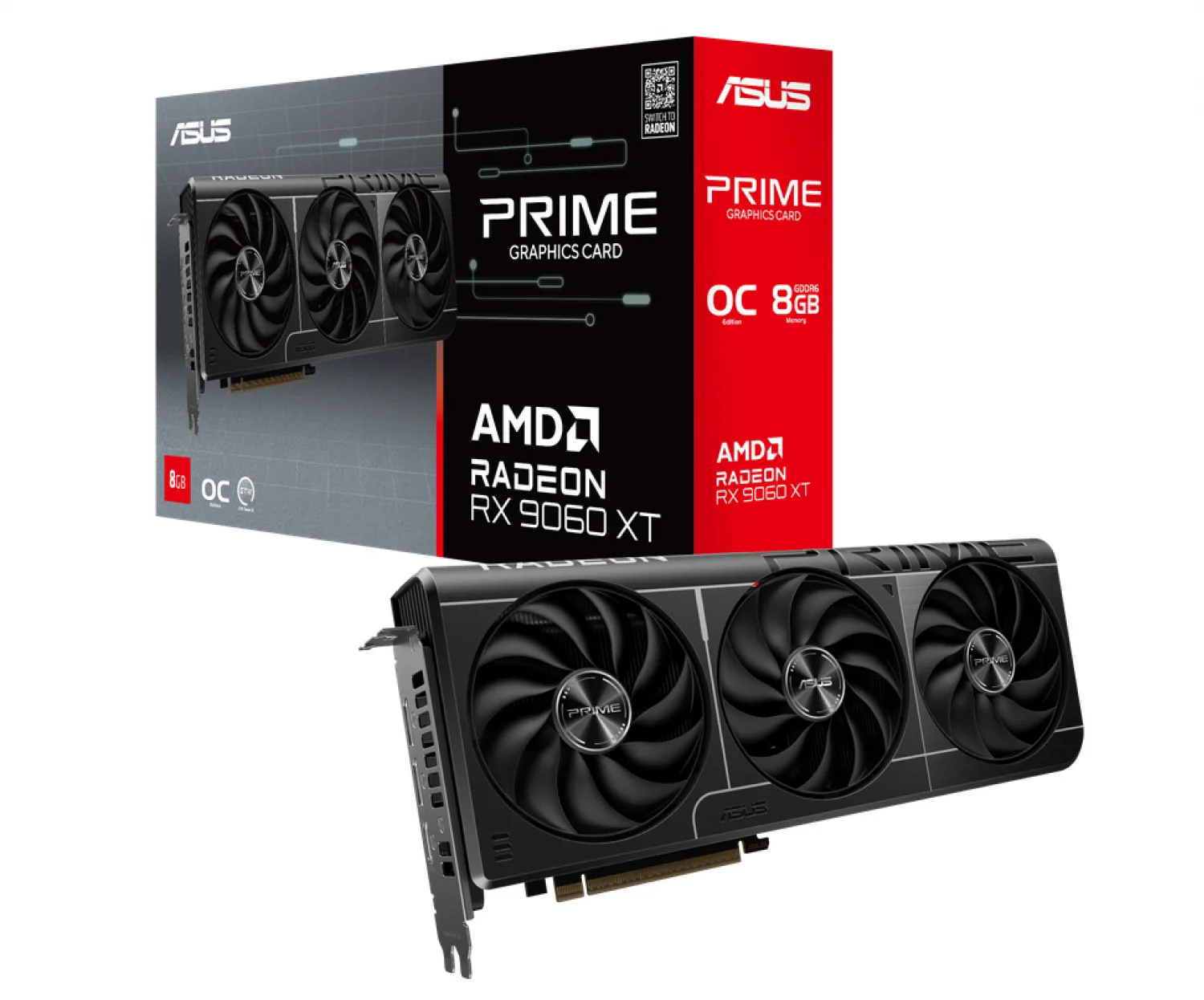 PLACA DE VIDEO ASUS PRIME RX 9060XT OC 8GB