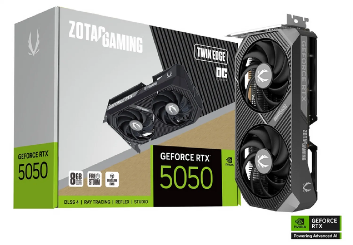 PLACA DE VIDEO ZOTAC GAMING RTX 5050 TWIN EDGE OG 8GB GDDR6