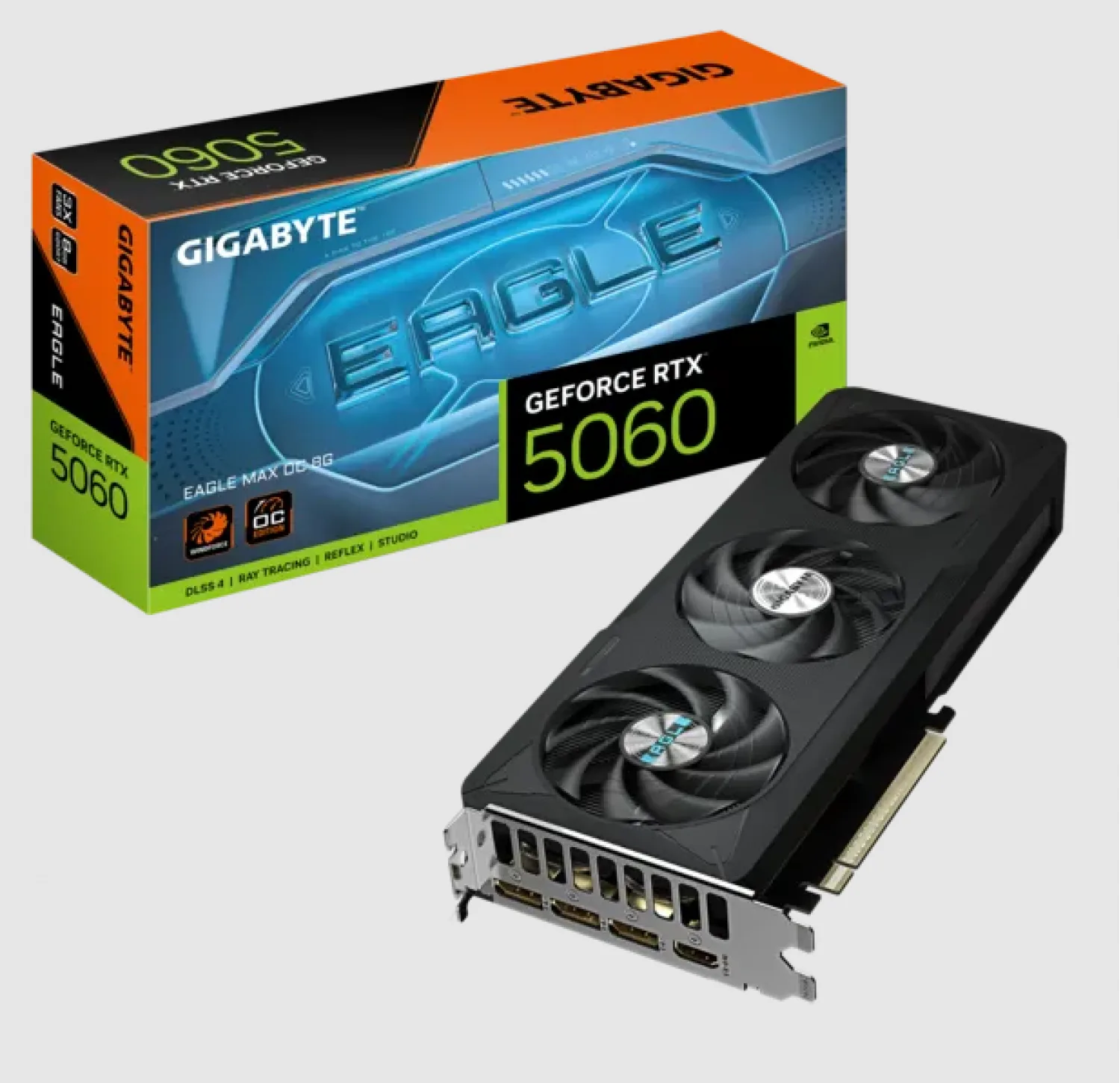 PLACA DE VIDEO GIGABYTE NVIDIA GEFORCE RTX 5060 EAGLE MAX OC 8G
