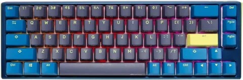 TECLADO MECANICO DUCKY ONE 3 DAYBREAK SF TECLAS AZULESINTERRUPTOR MARRON INGLES PBT DOBLE DISPARO
