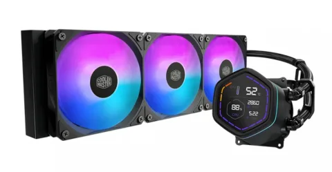 Water Cooler Cooler Master Masterliquid Core Nex Digital 360 Argb Black