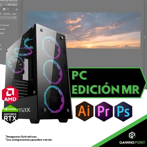PC EDICION INTEL CORE ULTRA 5 245K B860 32GB RAM SSD M.2 1TB 7250mb/s RTX 5060 8GB 650W