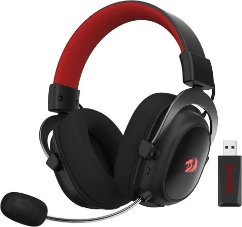 Auricular Headset Gamer Redragon Zeus H510 Pro 7.1 Surround 2.4ghz Bt Compatible Con Pc Android Ps4 Y Ps5