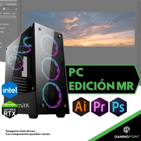 PC EDICION Intel Core Ultra 7 270K B860 32GB RAM SSD M.2 1TB RTX 5060 8GB 850W